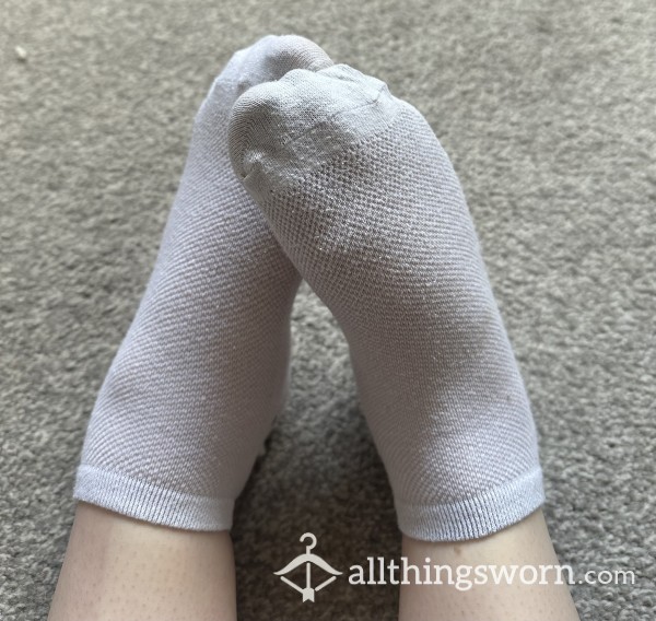 Used White Cotton Socks