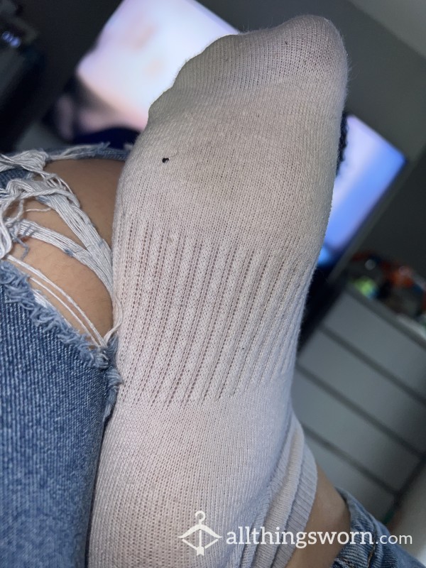 Used White Socks