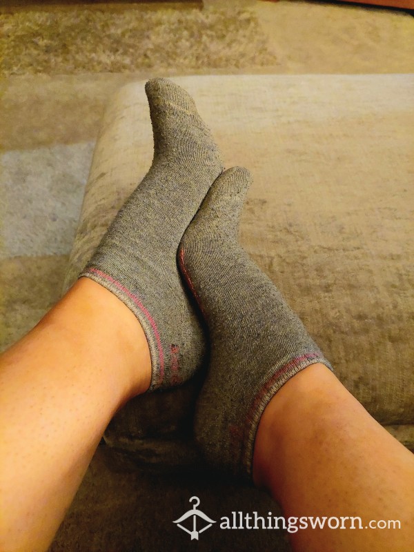 Used / Worn Smelly, Sweaty Ankle Socks