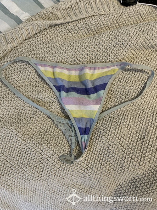 Used XL Aerie Cotton String Thong