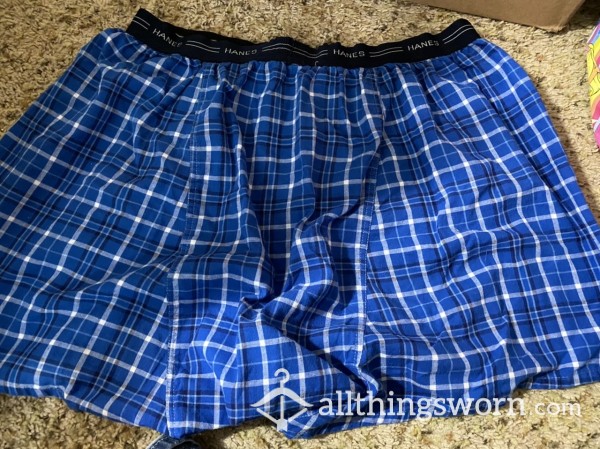 Used XL Hanes Men’s Boxer Shorts For Cucks