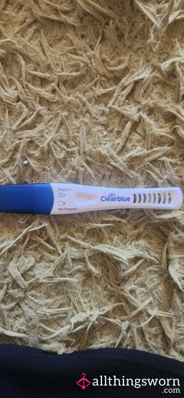 Used/negative Pregnancy Test 🫣💛