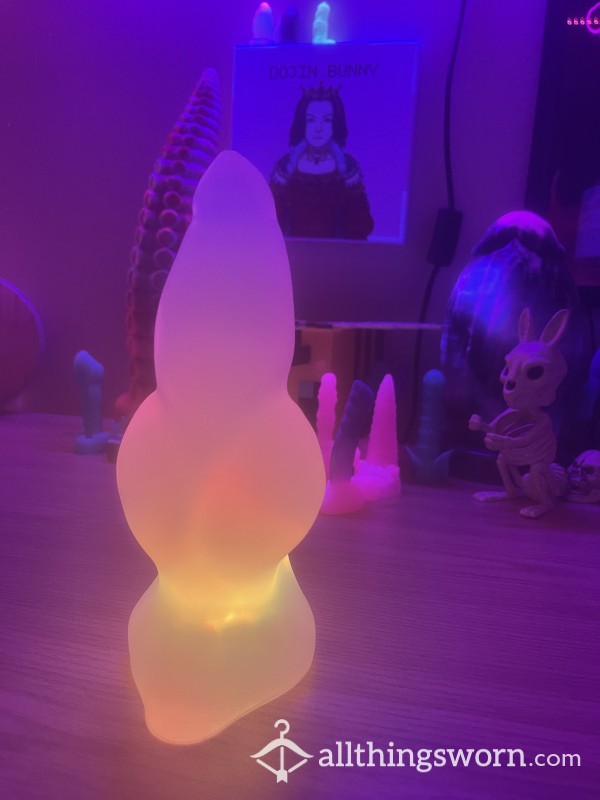 Using And Squirting With My LED Dong