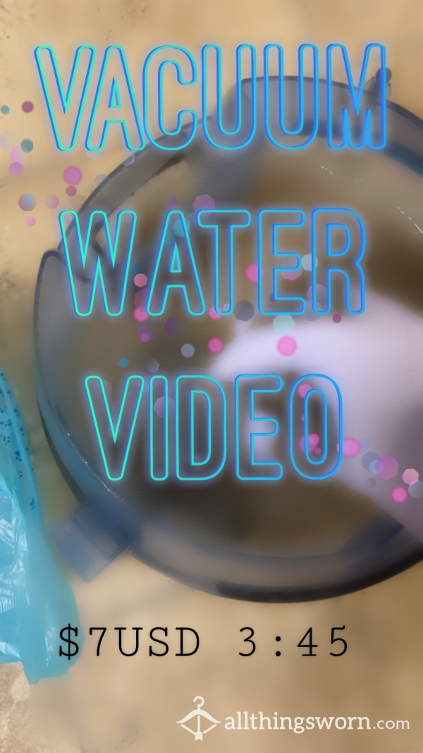 Vacuum Water 2.0 Video For Human Toilets 🤢
