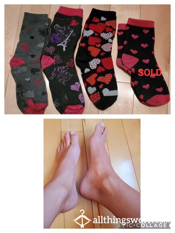 Valentine's Day Old Sock Collection, Pick Your Favorite 😉