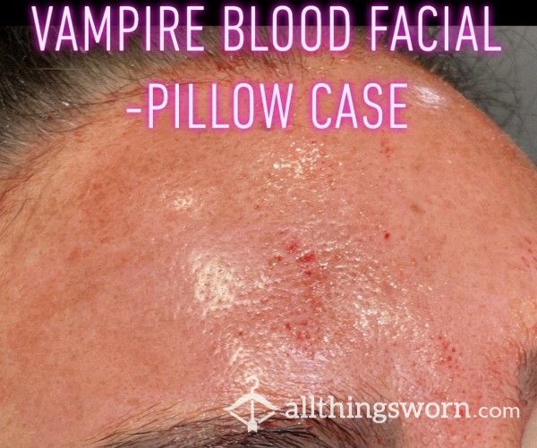 Vampire Facial Pillow Case