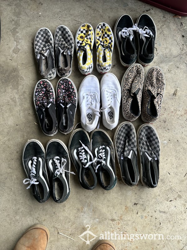 Vans Galore!! Comes With 7 Day Wear Included