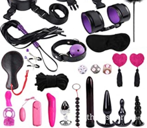 Variety Of Used Sex Toys