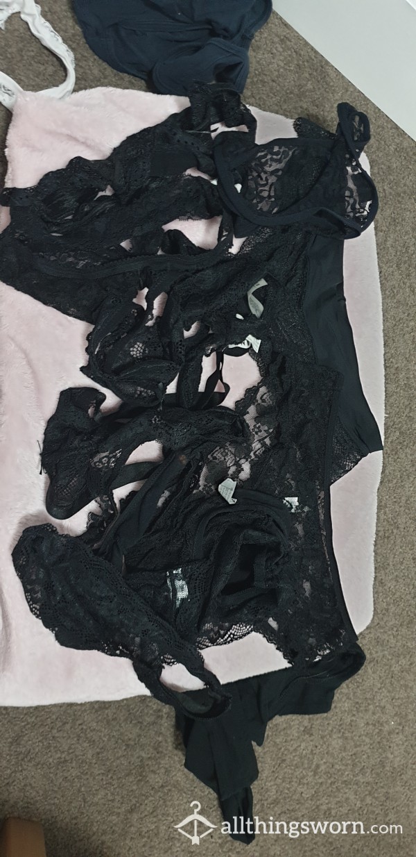 Various Black Panties