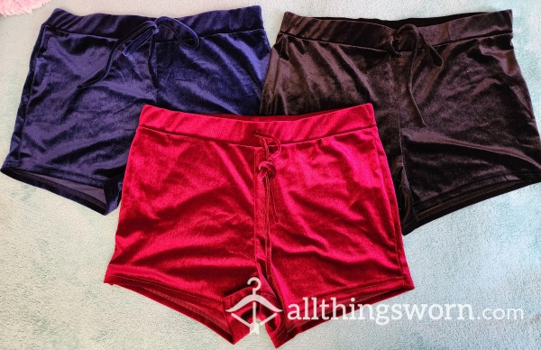 Velvet Shorts - Available In 3 Colors