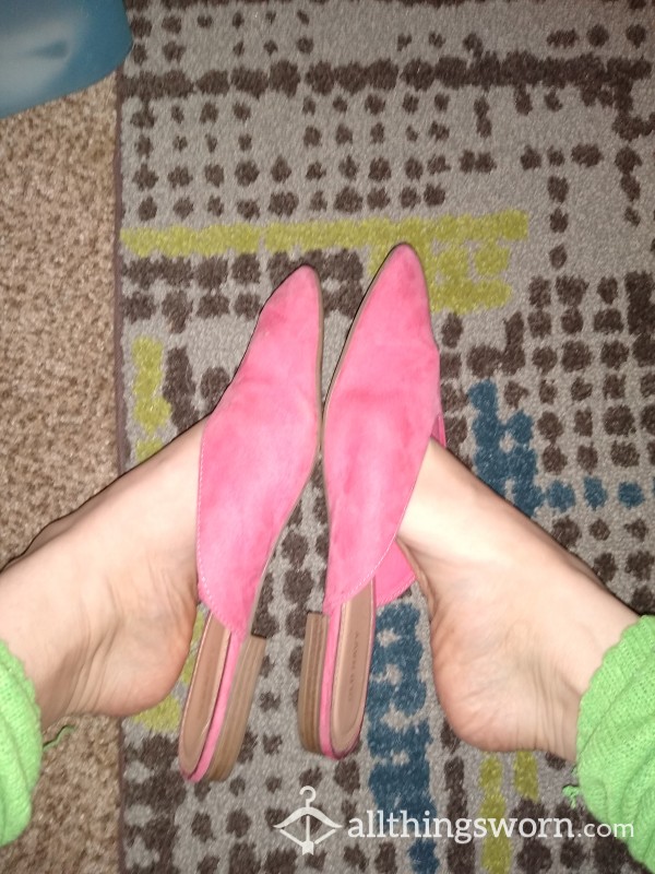 Very Dirty Pink Slip Ons