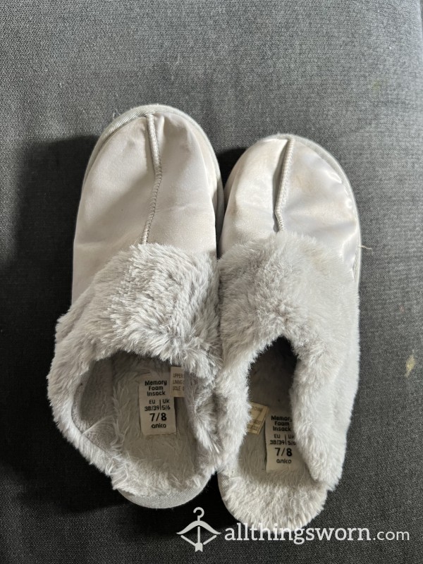 Very Loved And Worn Slippers