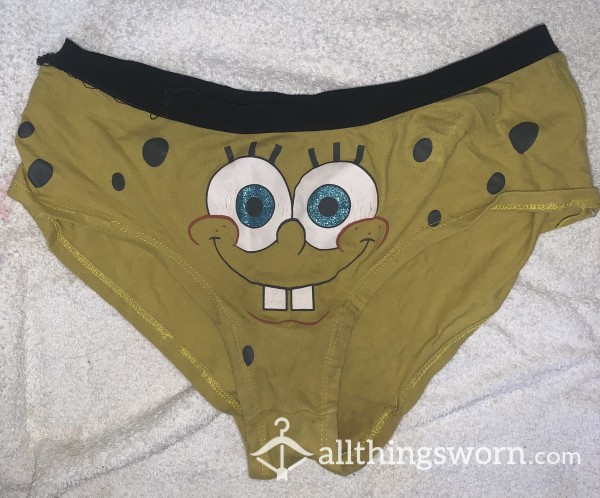 Very Old Glittery SpongeBob Knickers 🧽