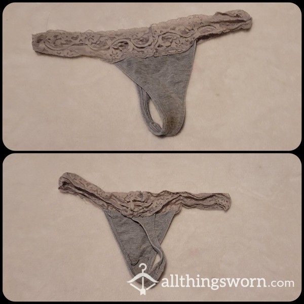 Very Used Gray Thong