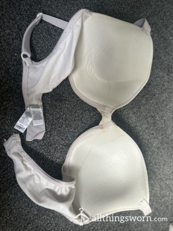 Very Used, Old, Fake Tan Stained Bra