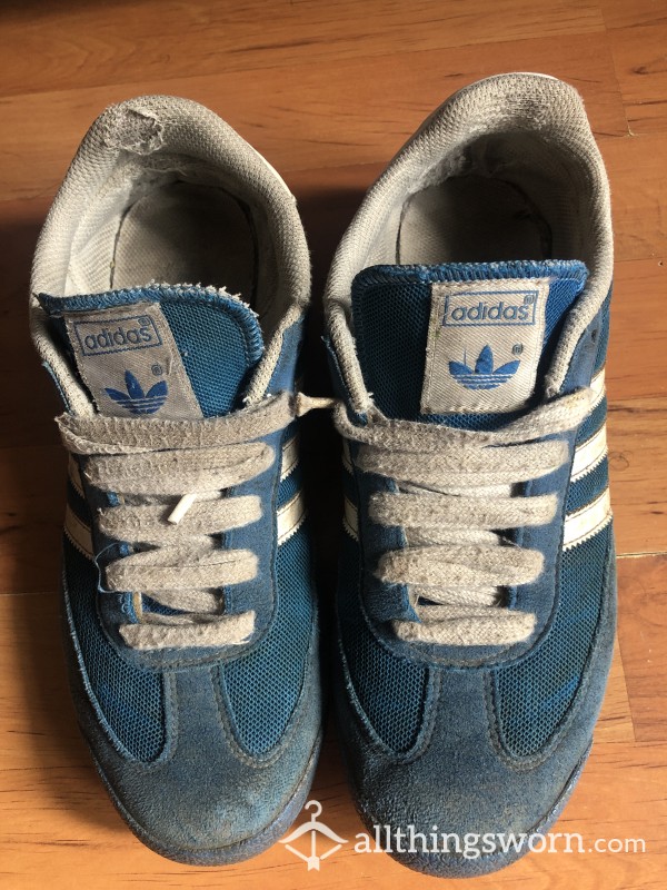 VERY WELL WORN Pair Of Trainers