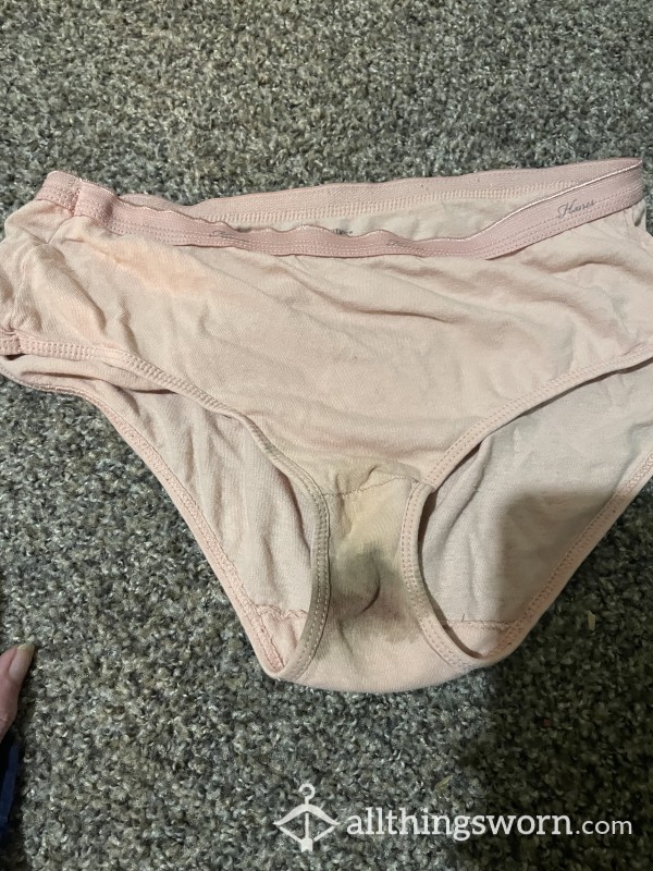 Very Well Worn Panties, Dirty And Stained