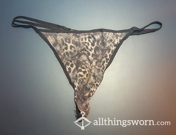 Very Well-worn XL Stained Panties - Custom Wear With Free Shipping!