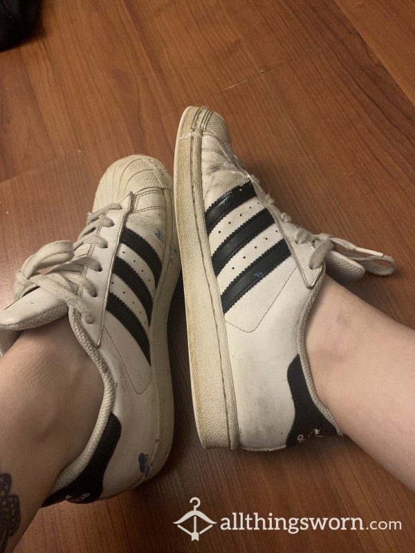 Very Worn And Used Adidas Shell Tops
