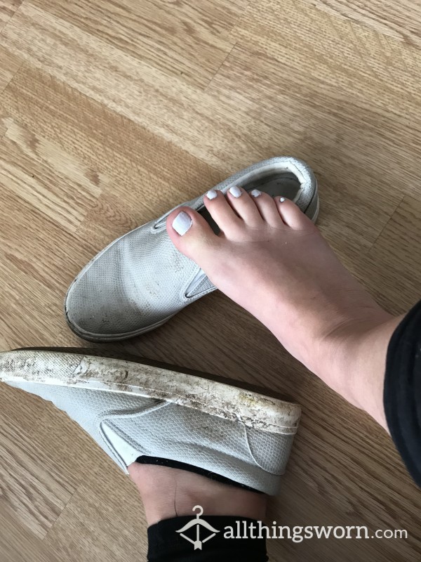 Very Worn Dirty Trainers / Pumps