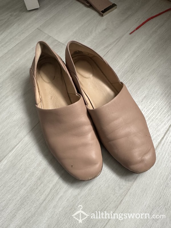 Very Worn Flat Shoes Size 4