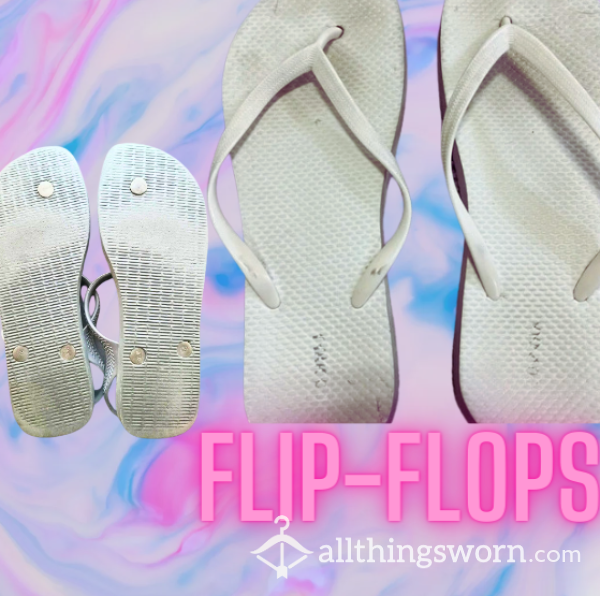VERY WORN Flip-flops And Sandals!