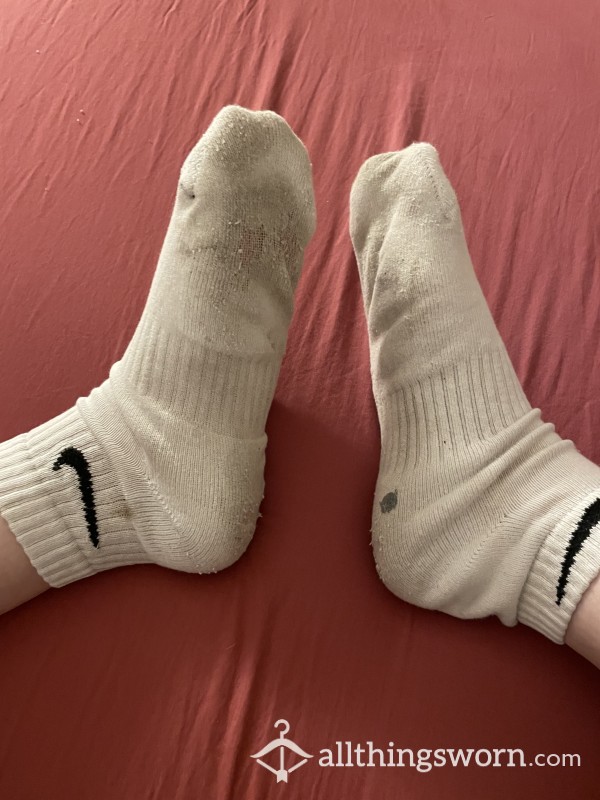 Very Worn Nike Ankle Socks