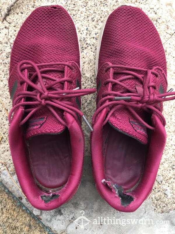 Well Worn Pink Sneakers