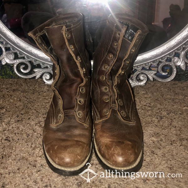 Very Worn Riding Boots