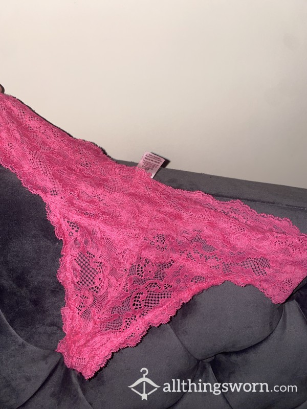 Very Worn Sexy Pink Thong