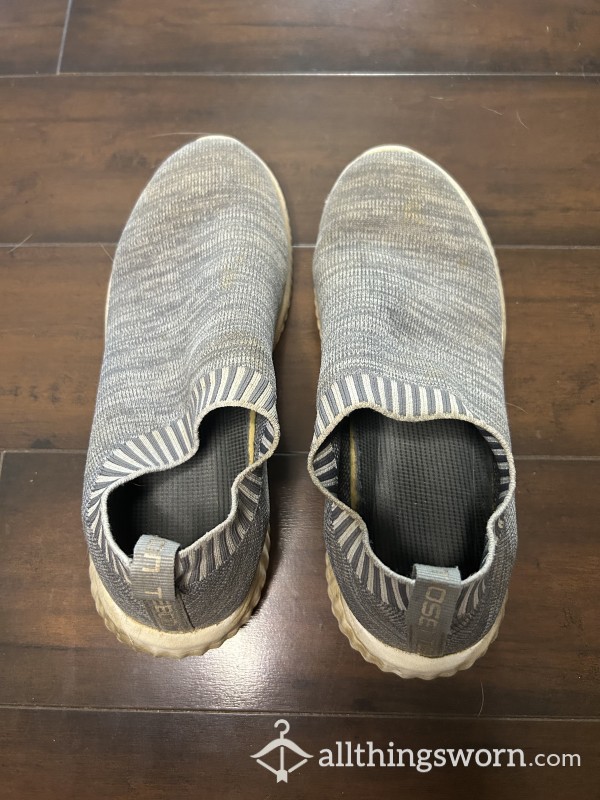 Very Worn Slip On Shoes