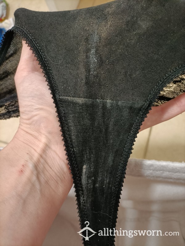 Very Worn Thongs Currently 2 Days In