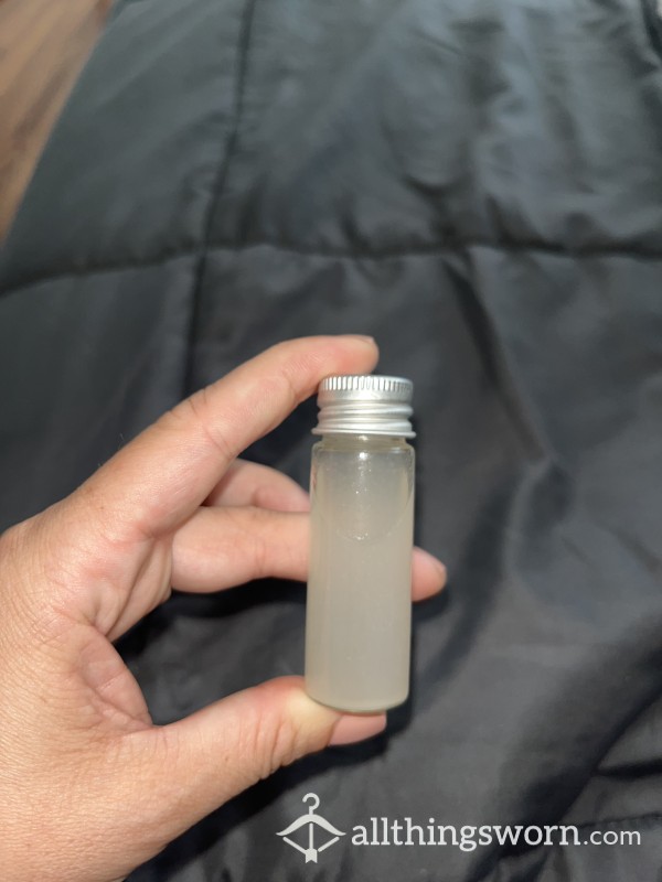 Vial Of Sweat Collected At The Gym