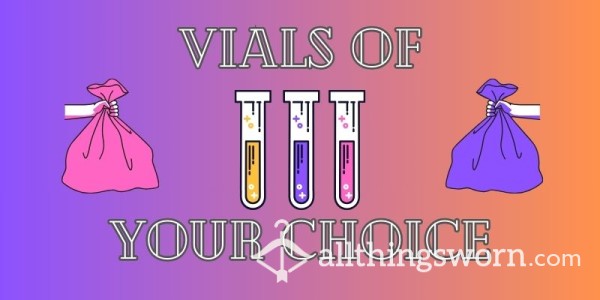 Vials, Full Of Your Choice, 5mL