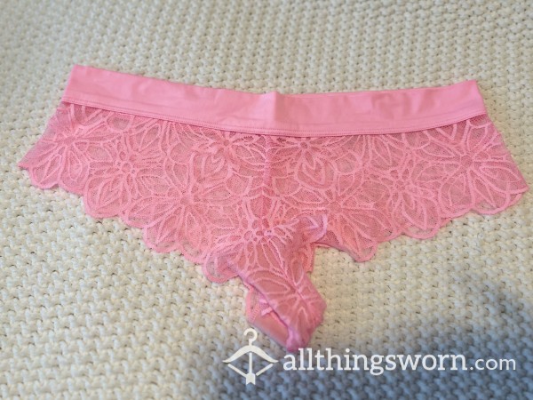 Victoria Secret Pink Lace Cheeky Panties