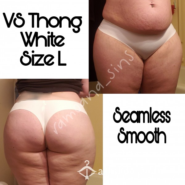 Victoria Secret White Seamless Thong