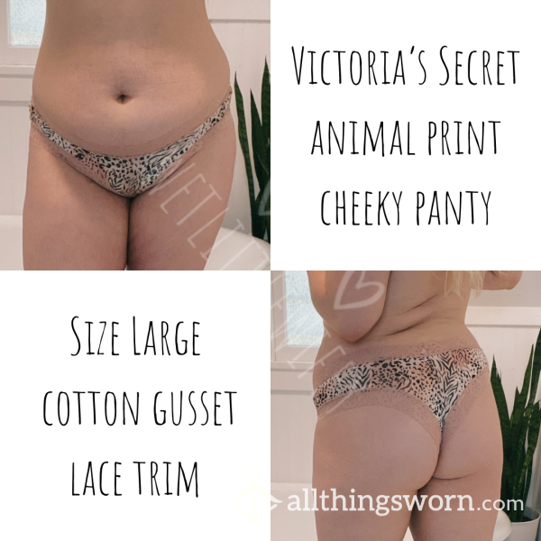Victoria’s Secret Animal Print Cheeky