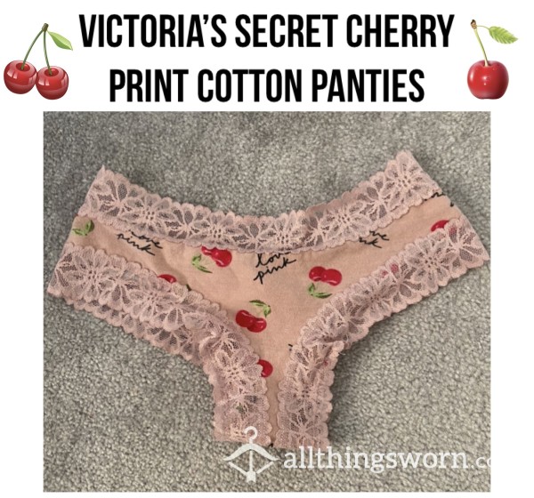 Victoria’s Secret Cotton Cherry Panties🍒