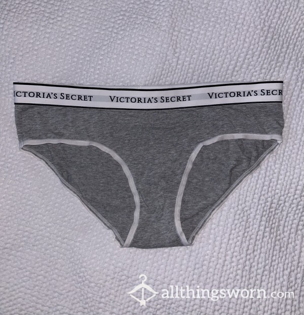 Victoria’s Secret Cotton Hiphugger Panties Grey