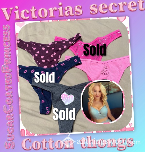Victoria’s Secret Cotton Thongs