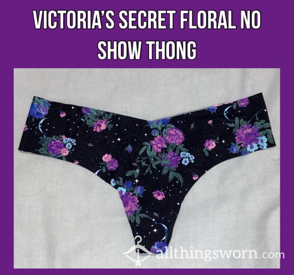 Victoria’s Secret Floral No Show Thong🌙