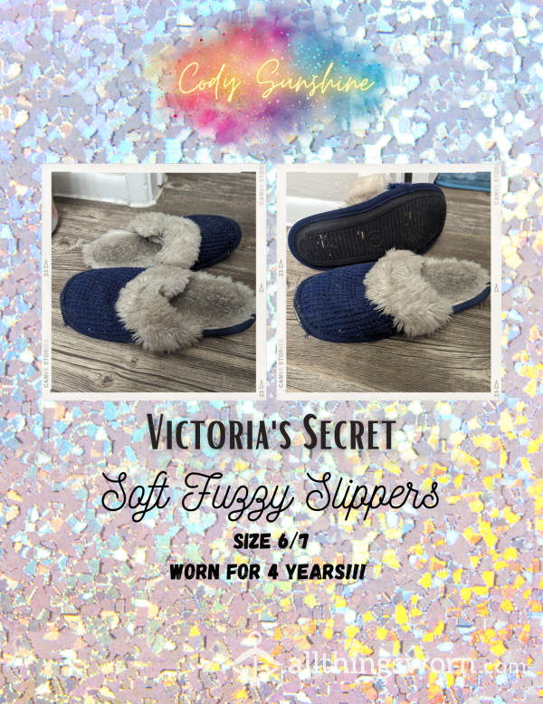 Victoria's Secret Fuzzy Slippers