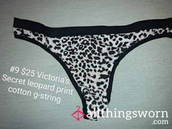 Victoria's Secret Leopard Print G-string Thong
