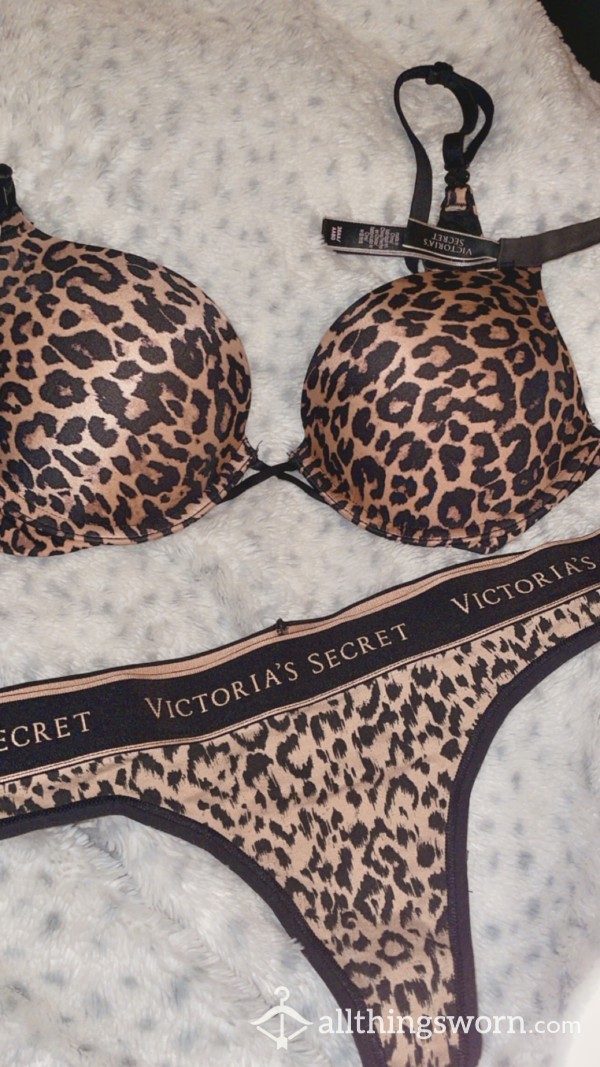 Victoria's Secret Leopard Set 🐆 72hrs