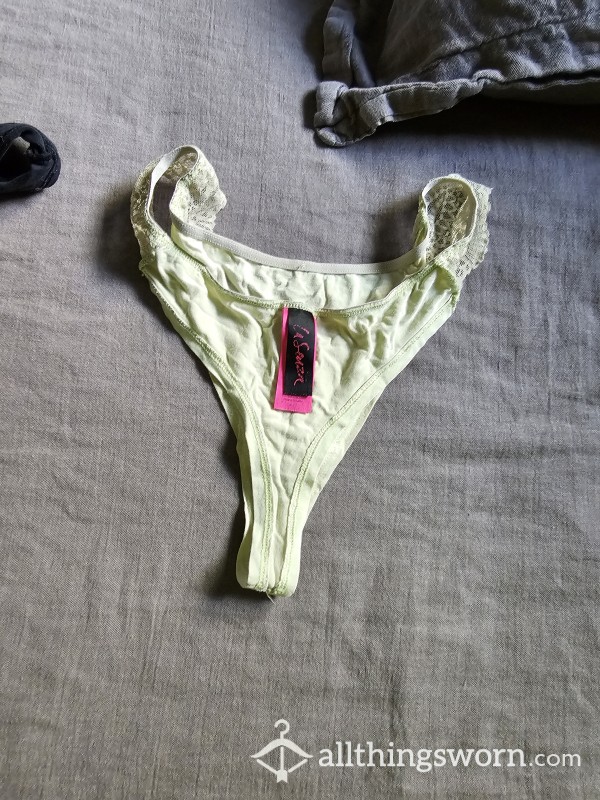 LaSenza Discolored Old Well Worn Thong