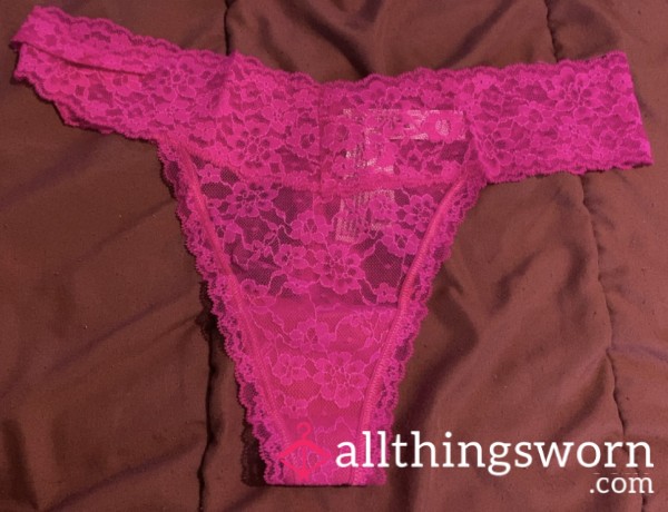 Victoria’s Secret Pink Lacy Thong