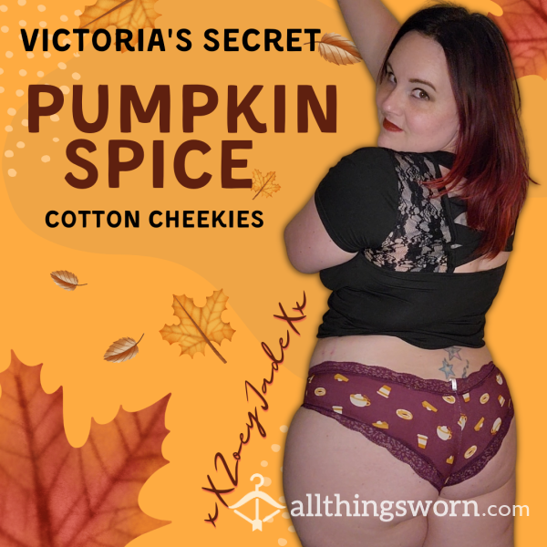 Victoria's Secret Pumpkin Spice Cotton Cheekies