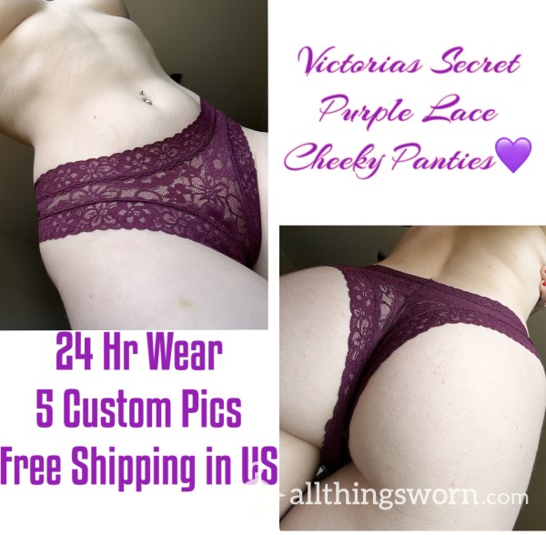 Victoria’s Secret Purple Lace Cheeky Panties
