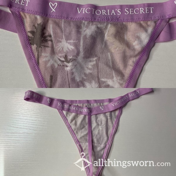 Victoria’s Secret Purple Palm Tree G-String Thong