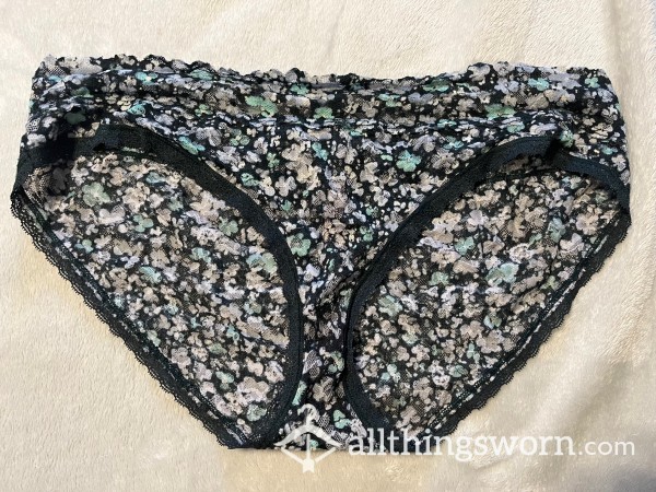Victoria's Secret Well Loved Floral Lace Panties